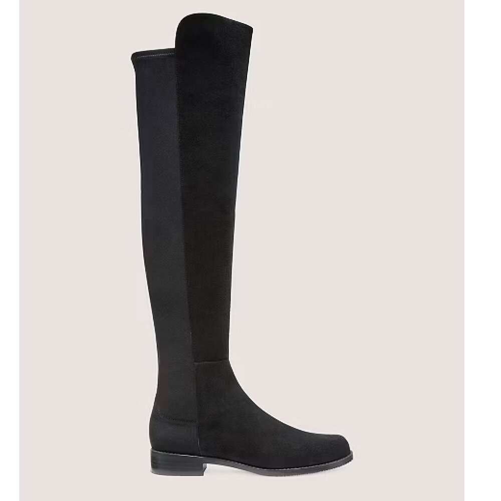 Stuart Weitzman Black Over the Knee Boots 7.5